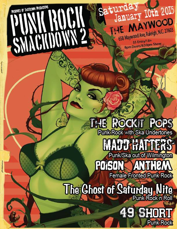 Punk Rock Smackdown 2 Flyer