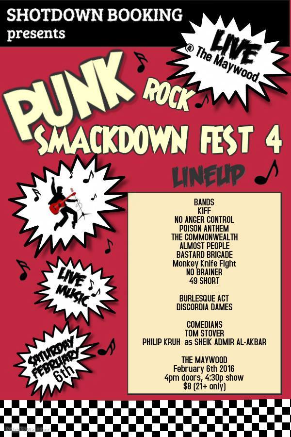 Punk Rock Smackdown 4 Flyer