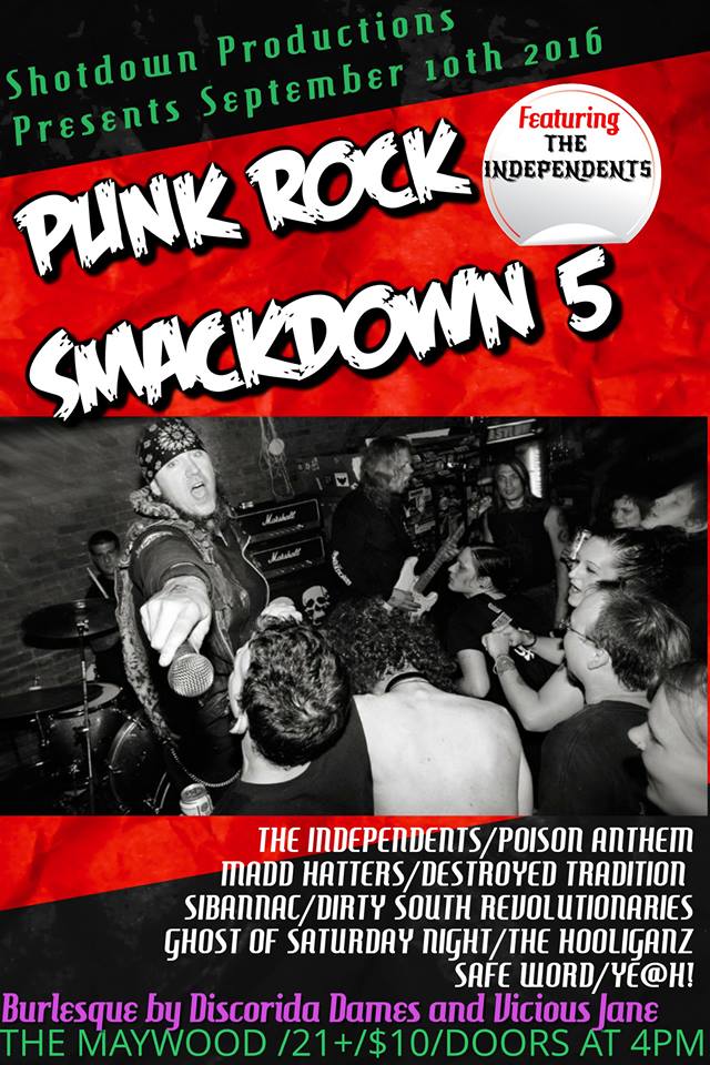 Punk Rock Smackdown 5 (Raleigh) Flyer