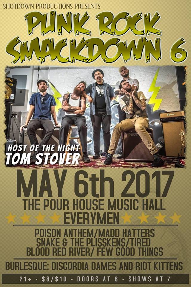 Punk Rock Smackdown 6 (Raleigh) Flyer