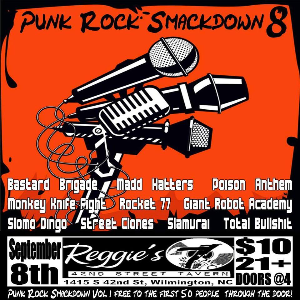 Punk Rock Smackdown 8 (Wilmington) Flyer